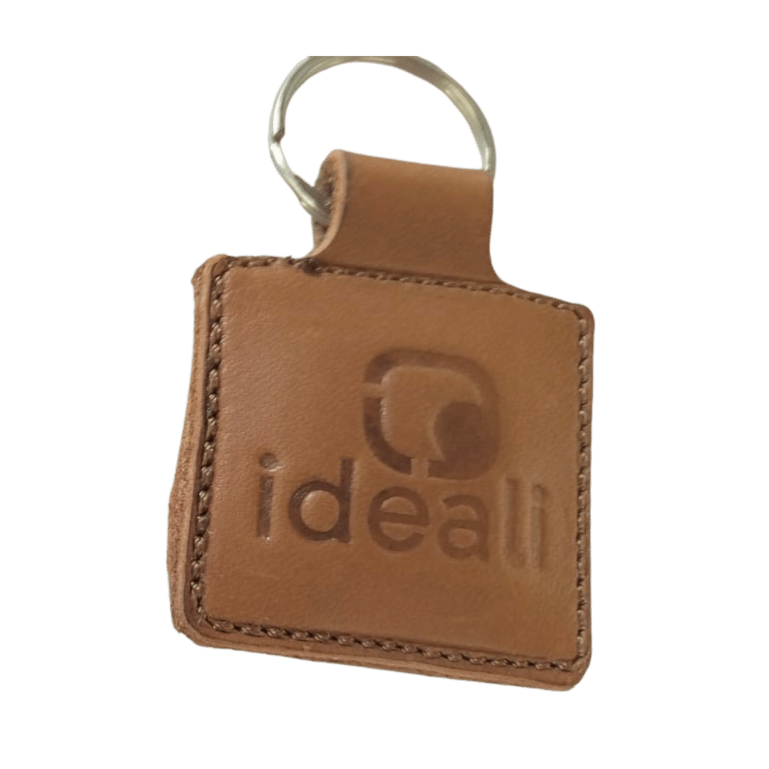 Leather Keyring Smart Business Card